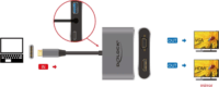 Delock USB-C - HDMI + VGA + USB 3.0 + USB-C PD adapter