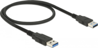 Delock USB 2.0 Összekötő kábel 0.5m - Fekete