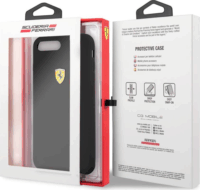 Ferrari SF Apple iPhone 8 Plus / 7 Plus Szilikon Tok - Fekete