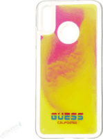 Guess California Huawei Psmart 2019 Sötétben Világító Hátlap Tok - Pink homok