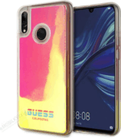 Guess California Huawei Psmart 2019 Sötétben Világító Hátlap Tok - Pink homok
