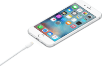 Apple Lightning apa - USB apa iPhone töltőkábel 1m - Fehér