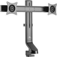 Maclean MC-854 17 "-27" LCD TV/Monitor dupla asztali tartó kar - Fekete (2 kijelző)