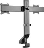Maclean MC-854 17 "-27" LCD TV/Monitor dupla asztali tartó kar - Fekete (2 kijelző)