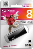 Silicon Power 8GB Ultima U05 USB 2.0 pendrive - Fekete