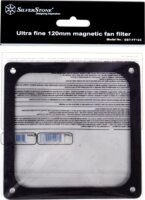 SilverStone FF123 120mm mágneses ventilátor porszűrő - Fekete