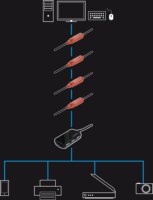 LINDY 42780 USB 2.0 Aktív hosszabbító kábel 8m