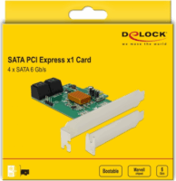 DeLOCK 90382 4x belső SATA port bővítő PCIe kártya