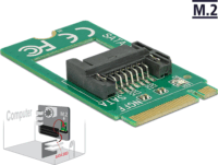 DeLOCK 62876 1x belső SATA - M.2 key B adapter