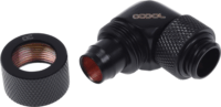 Alphacool HF 13/10mm 90° Vízcső csatlakozó - Fekete