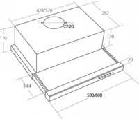 Akpo WK-7 Light Eco 50 páraelszívó - Fehér