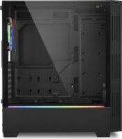 Sharkoon RGB LIT 100 Számítógépház - Fekete