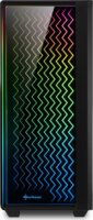Sharkoon RGB LIT 200 Számítógépház - Fekete