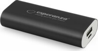 Esperanza Hadron Powerbank 4400mAh 5W (1A / 5V) - Fekete