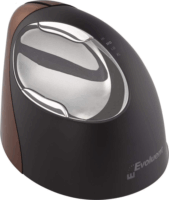 Evoluent VerticalMouse 4 Wireless Vertikális Egér - Fekete / Barna