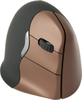 Evoluent VerticalMouse 4 Wireless Vertikális Egér - Fekete / Barna