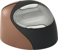 Evoluent VerticalMouse 4 Wireless Vertikális Egér - Fekete / Barna