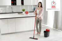 Vileda Wischer Ultramat XL Universal Box felmosó készlet - Piros / Fekete