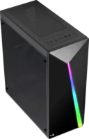 AeroCool Shard Tempered Glass Számítógépház - Fekete