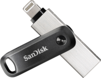 Sandisk 128GB iXpand Flash Drive GO USB / Lightning Pendrive - Fekete