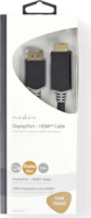 Nedis DisplayPort - HDMI Kábel 2.0m Antracit