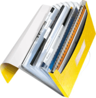 Leitz Wow A4 Harmonika mappa 6 rekeszes - Sárga