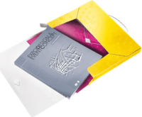 Leitz Wow Jumbo 30 mm A4 Gumis mappa - Sárga