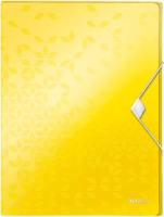 Leitz Wow Jumbo 30 mm A4 Gumis mappa - Sárga