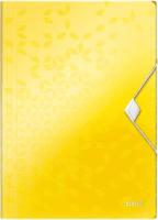 Leitz Wow A4 Gumis mappa - Sárga