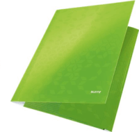 Leitz Wow A4 Lakkfényű Gumis mappa - Zöld