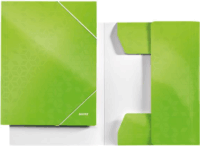 Leitz Wow A4 Lakkfényű Gumis mappa - Zöld