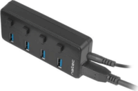 Natec Mantis 2 NHU-1557 USB 3.0 (4 port) Fekete