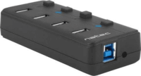Natec Mantis 2 NHU-1557 USB 3.0 (4 port) Fekete