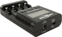 Ansmann Powerline 4.2 Pro 4x AA/AAA NiMH Akkumulátor Töltő + USB töltő bármilyen mobileszköz töltéséhez