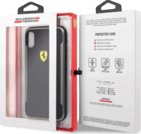 Ferrari SF Racing Shield Apple iPhone XR Carbon Tok - Fekete