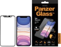 PanzerGlass™ Apple iPhone XR/11 Tokbarát Edzett üveg kijelzővédő, kamera borítóval, fekete kerettel