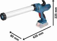Bosch GCG 18V-600 Professional Akkus kinyomópisztoly (akku és töltő nélkül)