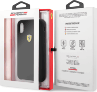Ferrari SF Apple iPhone Xs Max Szilikon Tok - Fekete