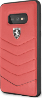 Ferrari Heritage Samsung Galaxy S10 Lite Bőr Hátlap Tok - Piros