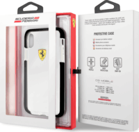 Ferrari On-Track Apple iPhone X Akril Tok - Fehér / Fekete