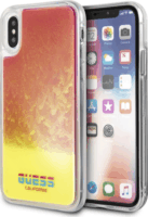 Guess California Apple iPhone X / Xs Sötétben Világító Hátlap Tok - Pink homok