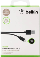 Belkin Mixit USB apa - MicroUSB apa Adat- és töltőkábel 2m - Fekete
