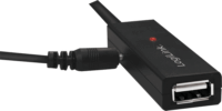 LOGILINK USB 2.0 Aktív Repeater kábel USB-C - USB-A 15m - Fekete