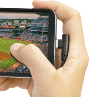 LOGILINK USB apa - MicroUSB 90° apa Adat- és töltőkábel 1m - Fekete