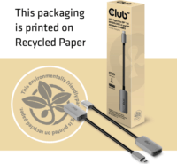 Club3D USB-C apa - DisplayPort apa Aktív adapter