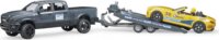 Bruder RAM 2500 Power Wagon és Roadster Bruder Racing Team versenyautó 1:16