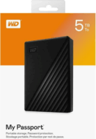 Western Digital 5TB My Passport USB 3.0 Külső HDD - Fekete