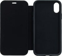 Ferrari SF Racing Tyres Daphne Apple iPhone X Flip Tok - Fekete