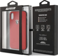 Ferrari Heritage Apple iPhone XR Hátlap Tok - Piros csíkos