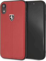 Ferrari Heritage Apple iPhone XR Hátlap Tok - Piros csíkos